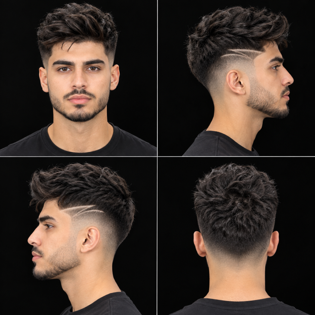 Mid taper side design male