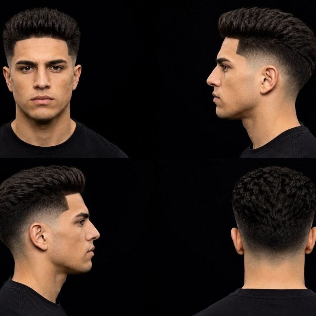 Blowout Taper Straight Hair