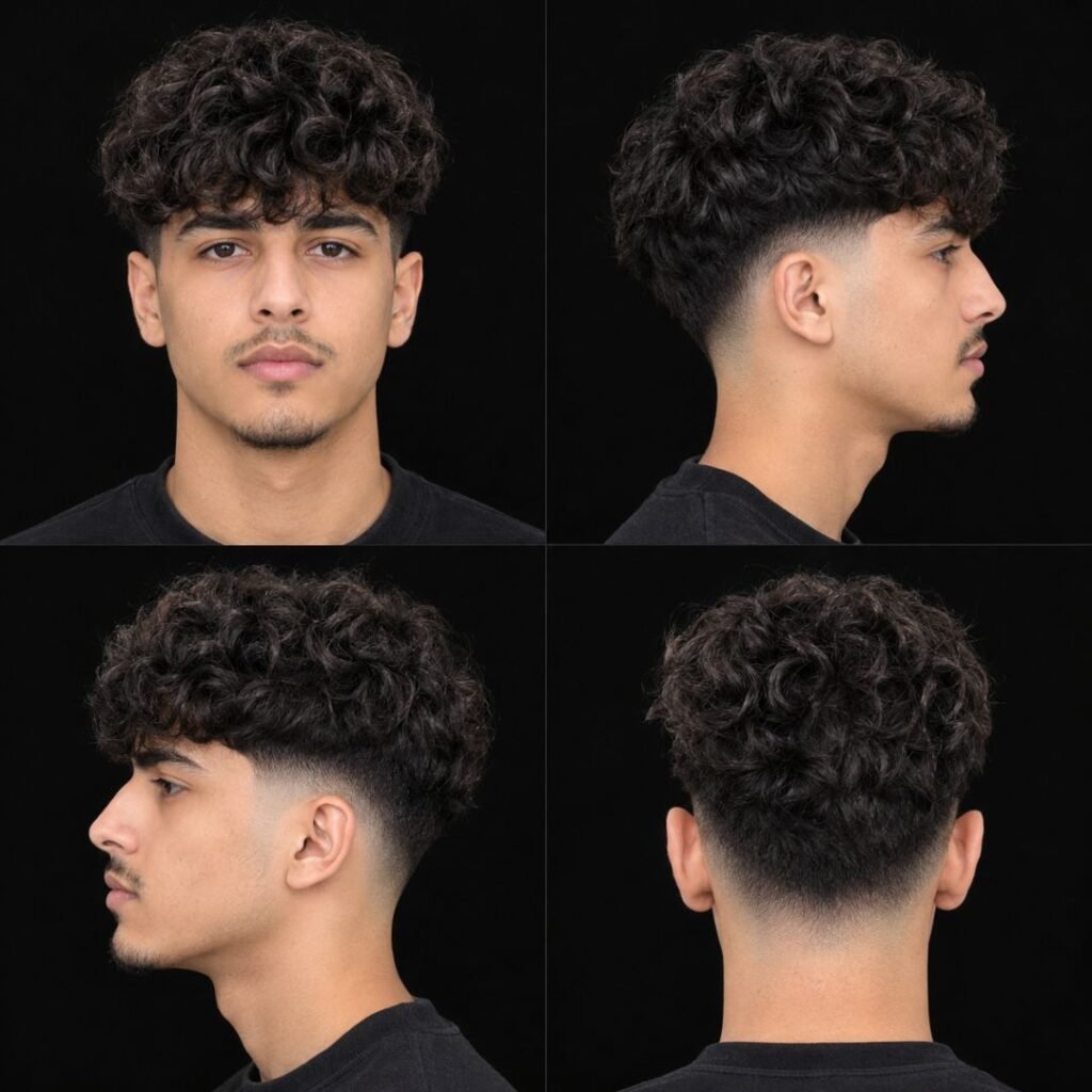 Broccoli Cut with Low Taper Fade