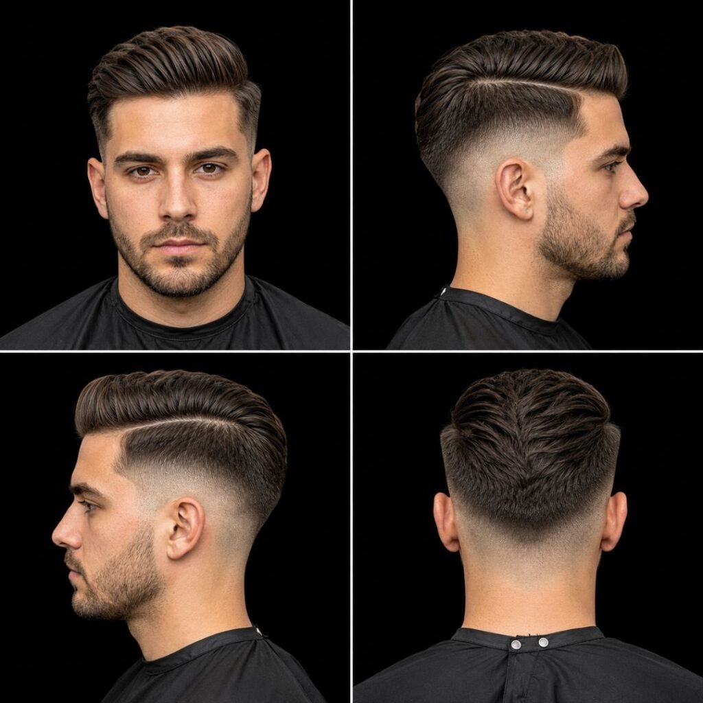 Business Undercut with Low Skin Fade