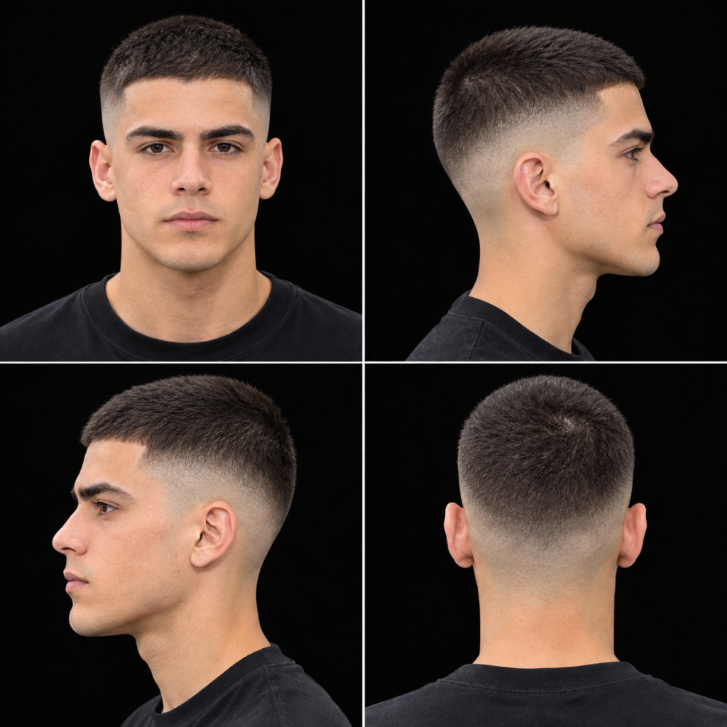 Buzz Cut Top Best for Zero-Maintenance Straight Hair