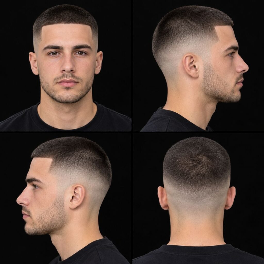 Buzz Cut with Line Up