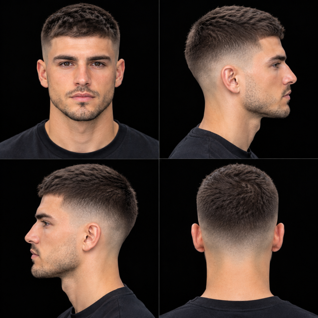 Crew Cut Taper Fade