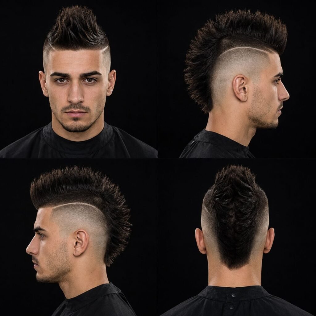 Daring Mohawk Undercut Fade