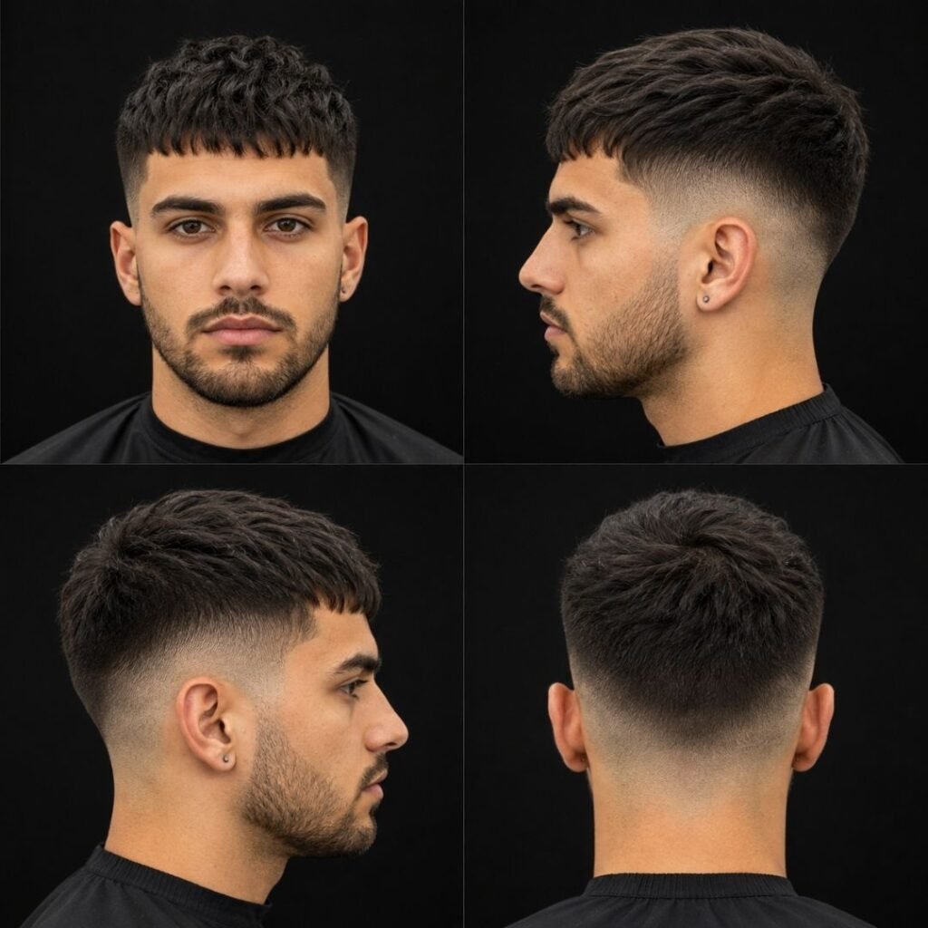 French Crop Mid Fade