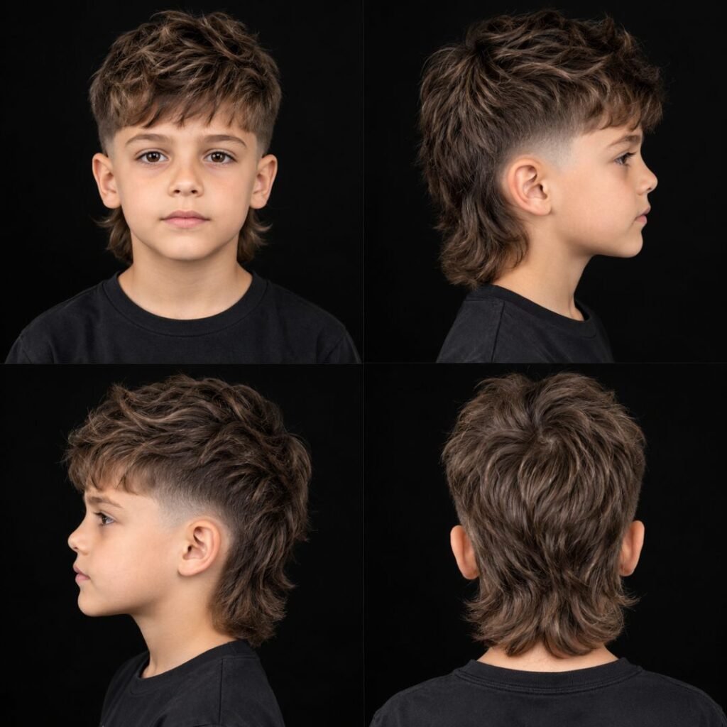 Fun Mullet Haircut Kids