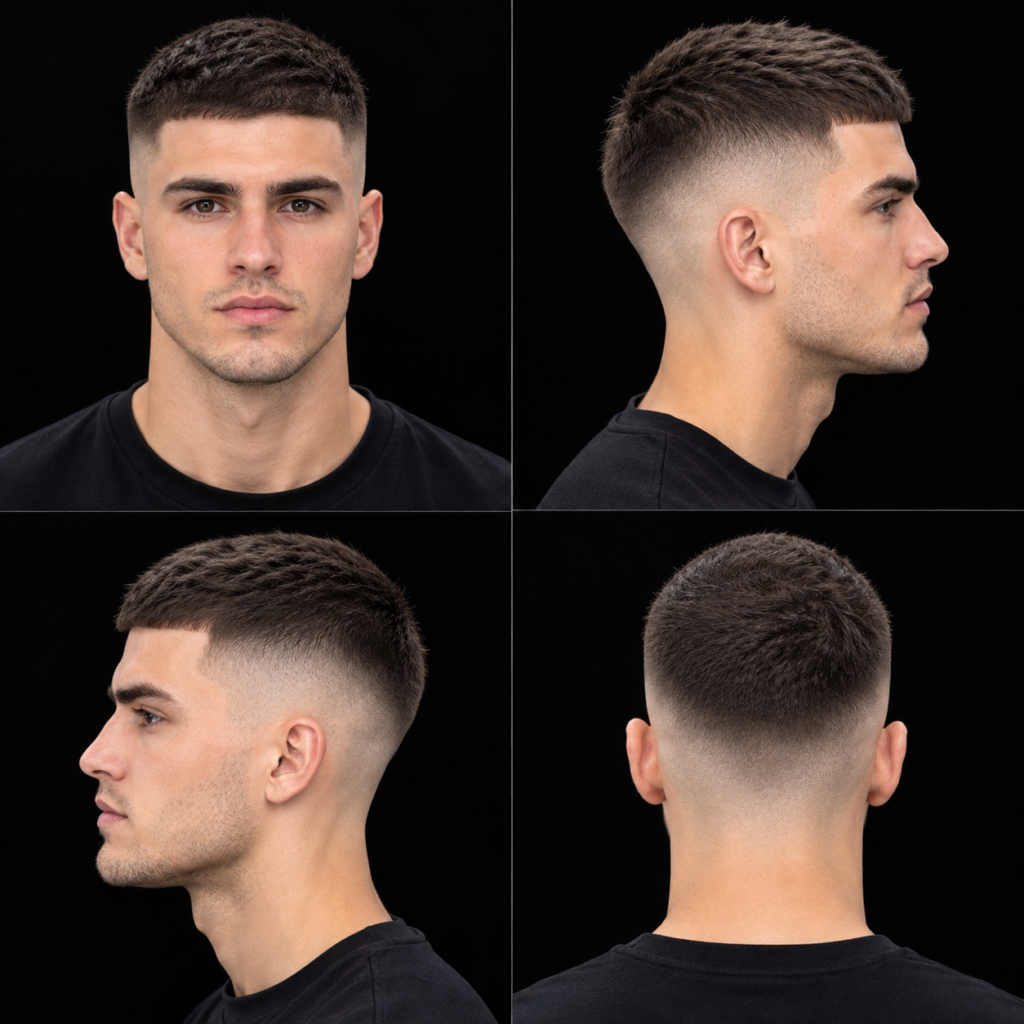 High Fade Crew Cut