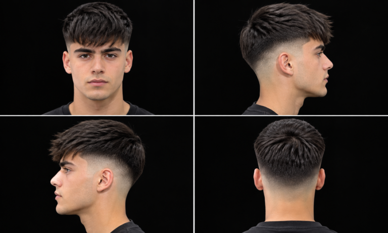High Taper With Straight Hair: Modern Men’s Haircut