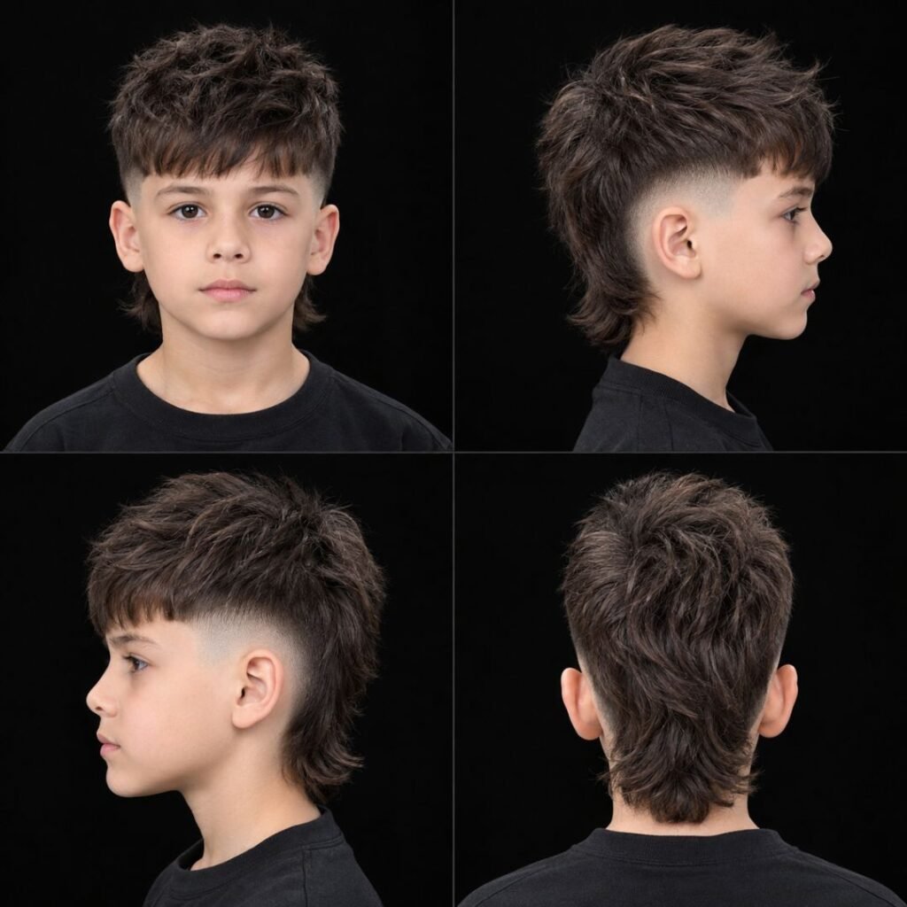 Kids Mullet Fade