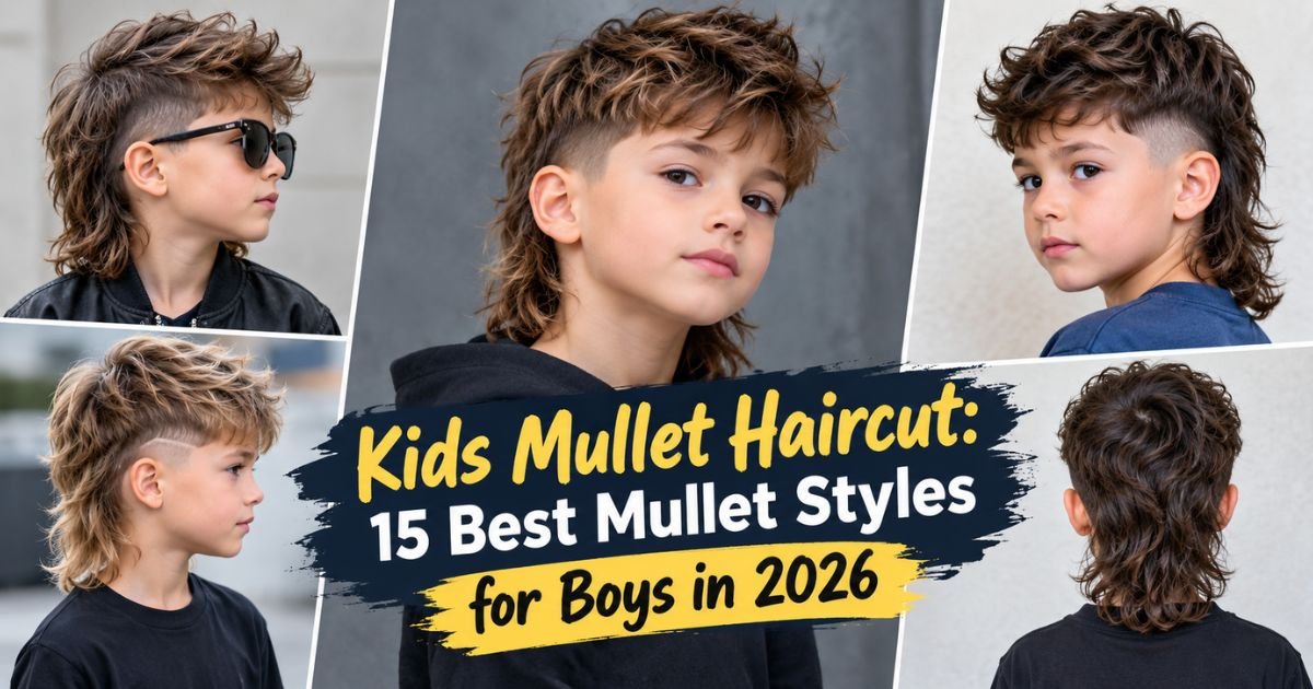 Kids Mullet Haircut 15 Best Mullet Styles for Boys in 2026