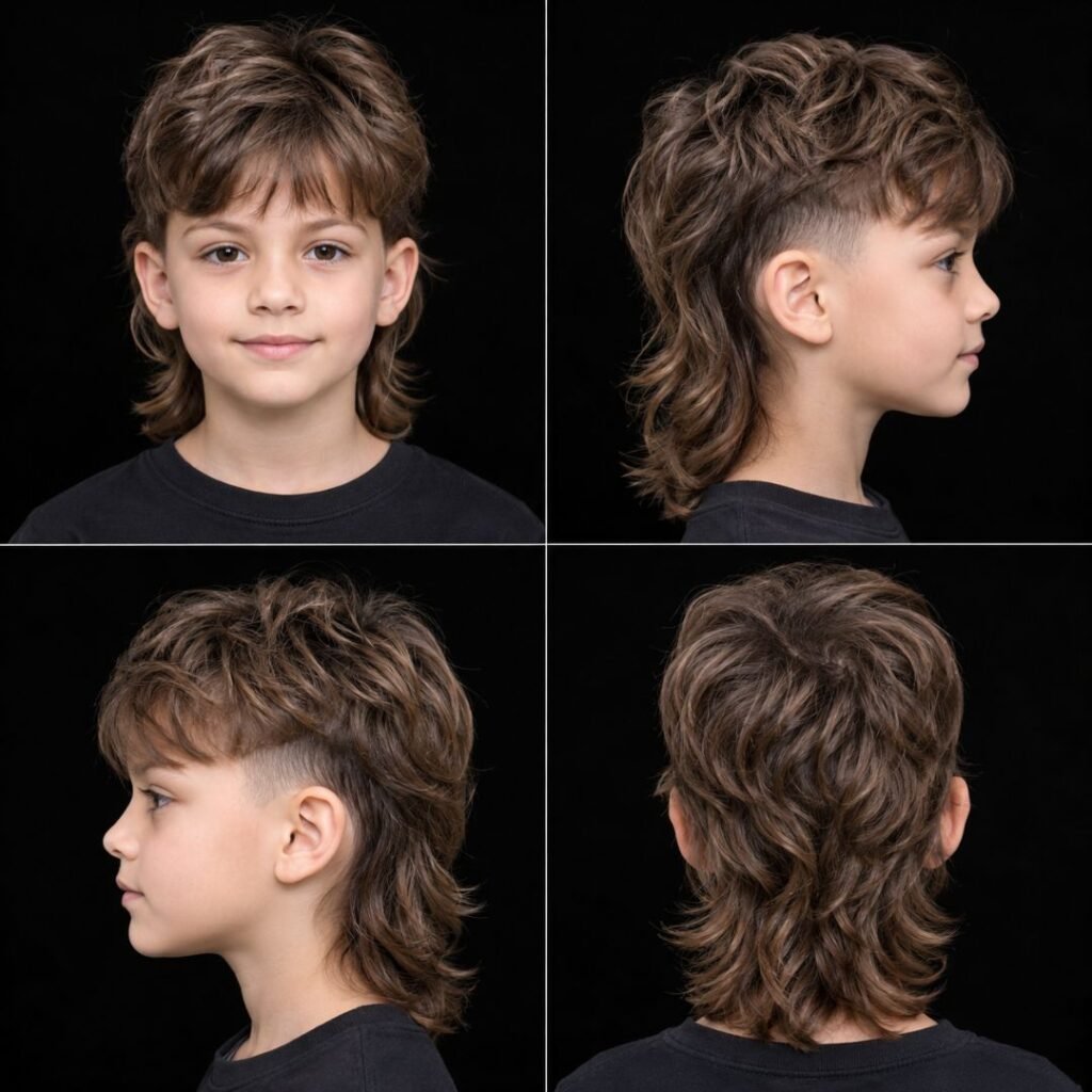 Kids Mullet Haircut Girl