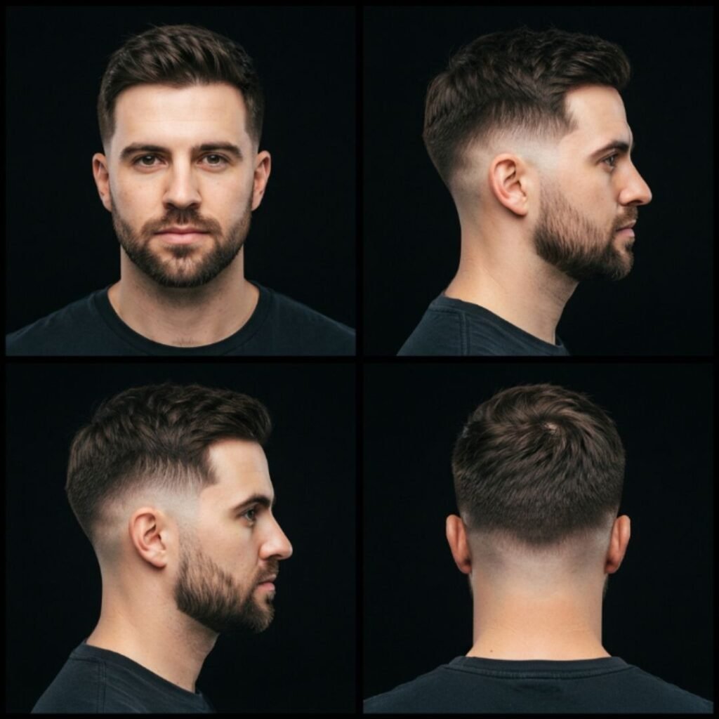 Low Taper Fade Crew Cut