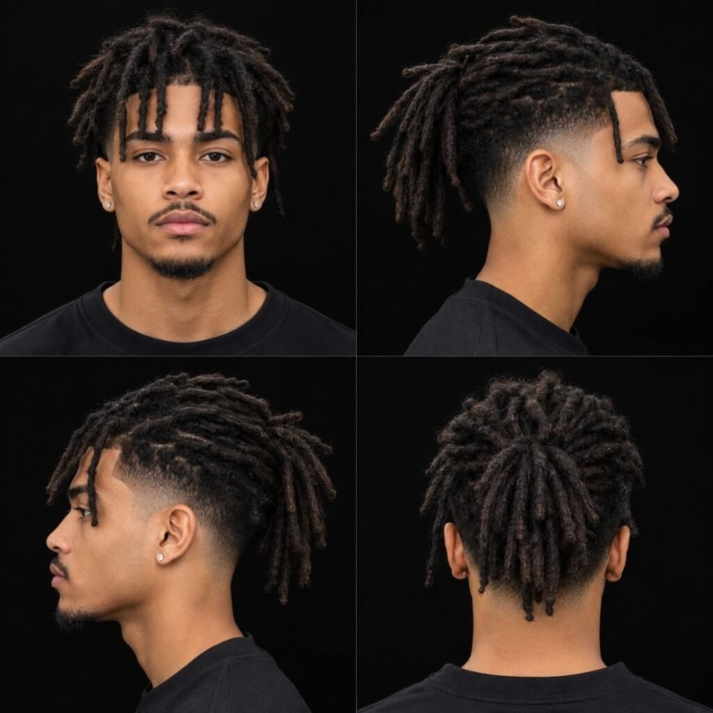 Low Taper Fade + Dreads