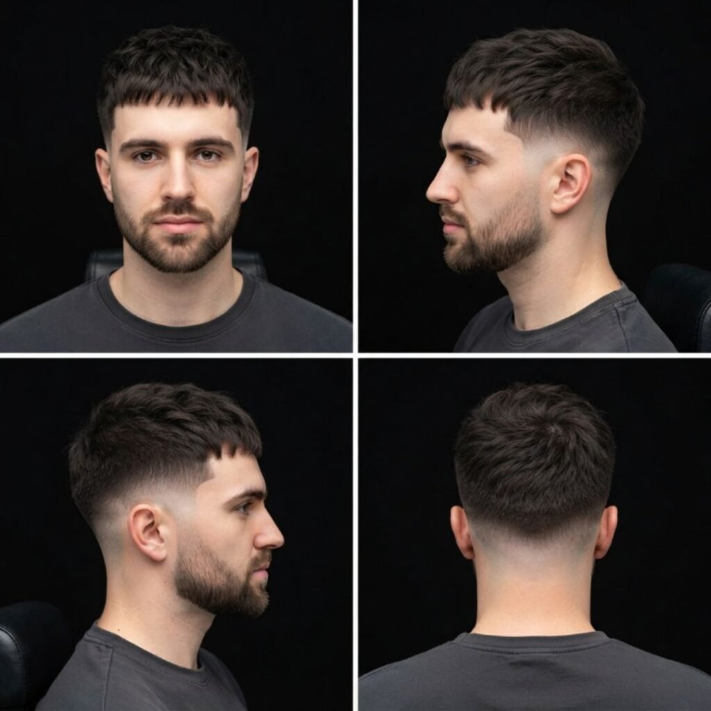 Low Taper Fade French Crop