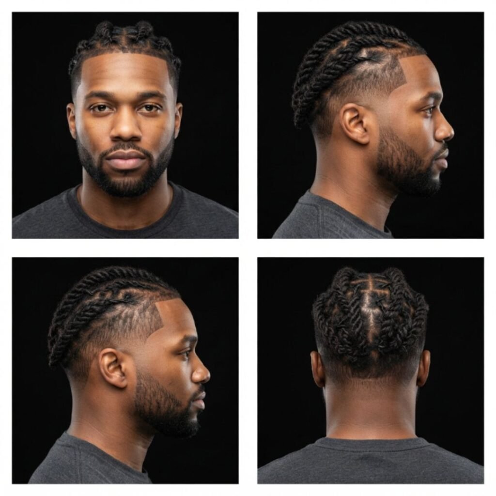 Low Taper Fade Twists