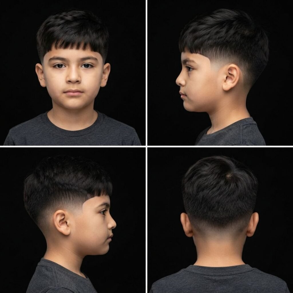 Low Taper Fade for Thick Hair Boys