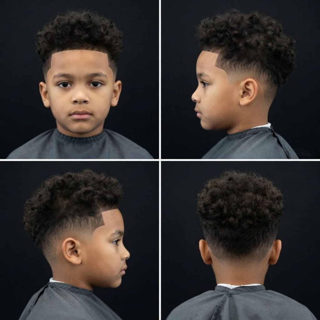 Low Taper Fade with Broccoli Cut