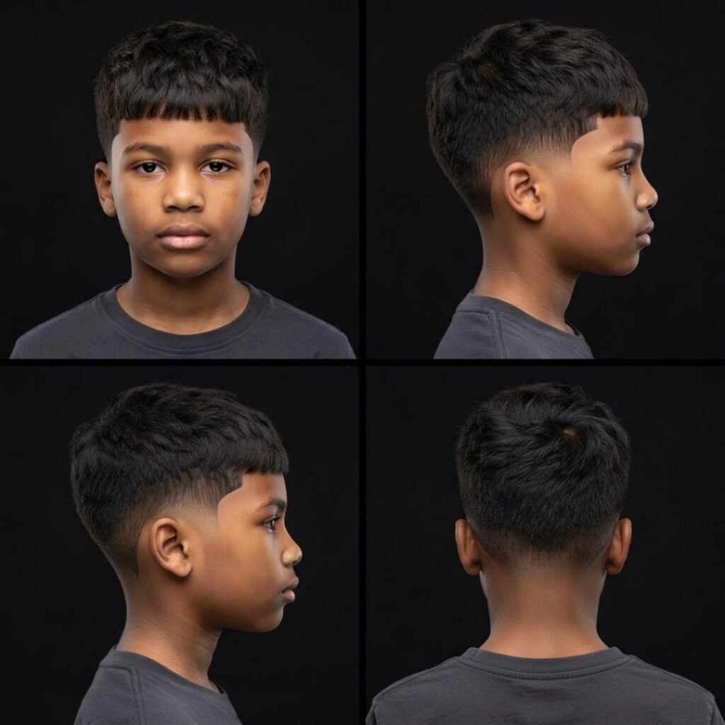 Low Taper Fade with Textured Crop