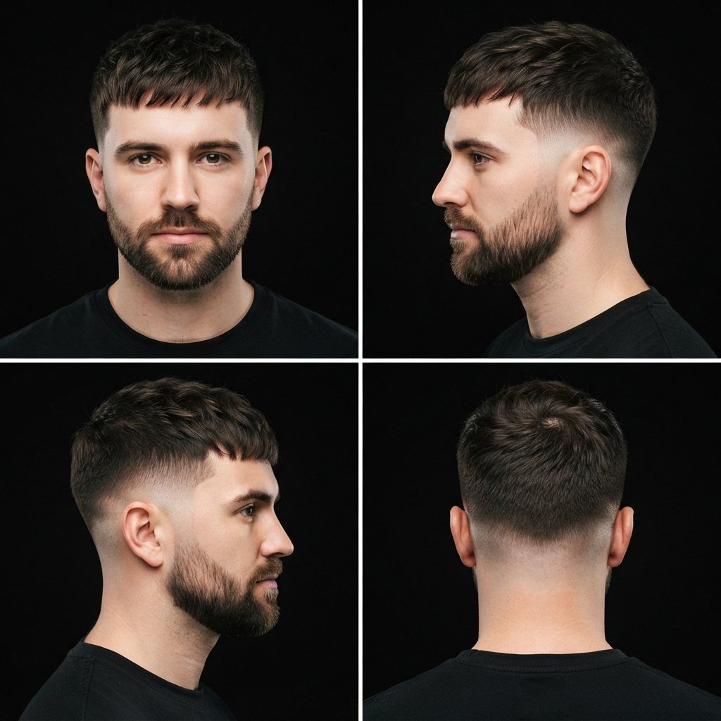 Drop Fade Crew Cut