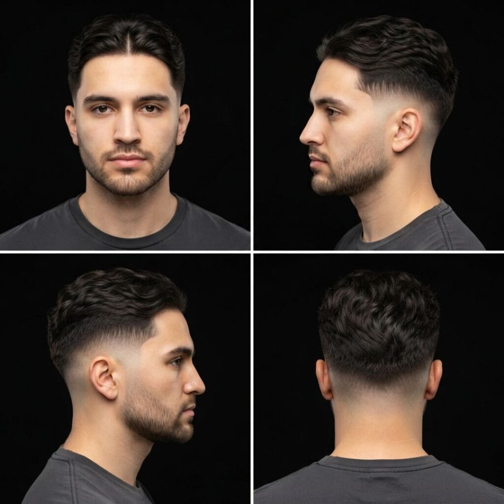 Middle Part with Fade