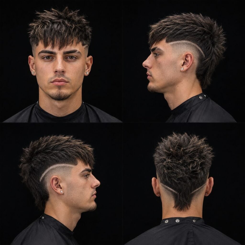 Rebellious Burst Fade Undercut