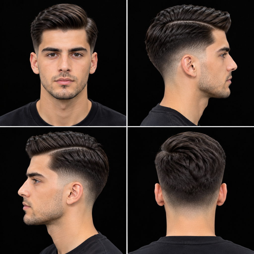 Side Part / Comb-Over Best for Professional Settings