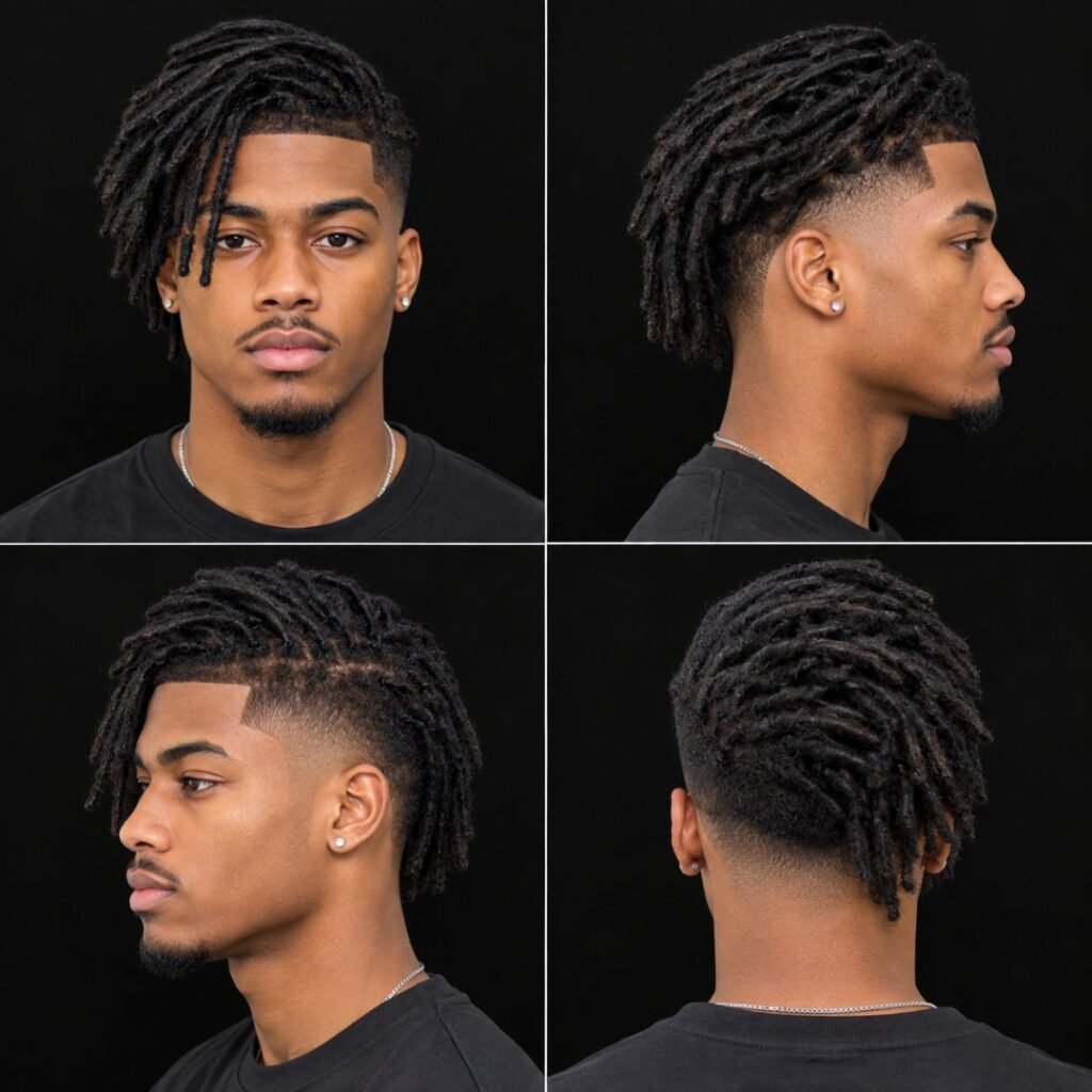 Side Swept Locs