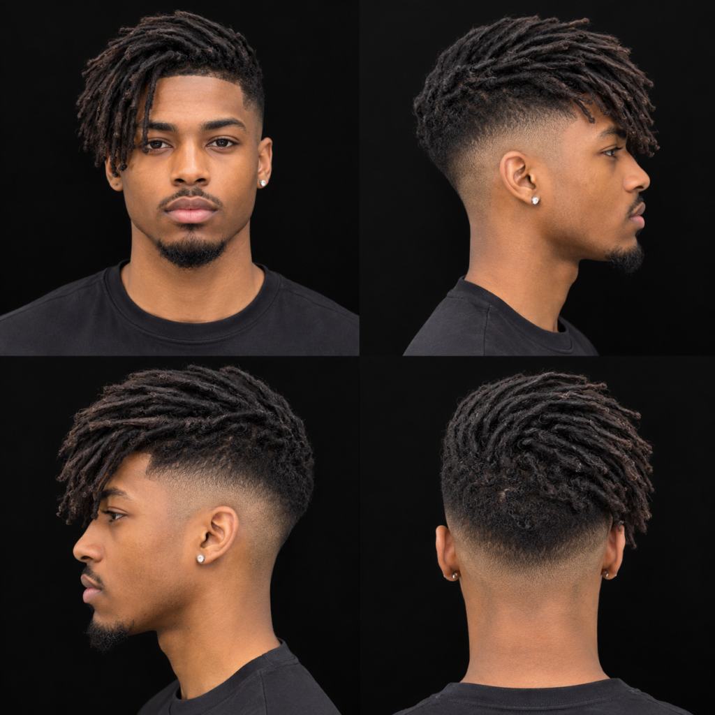 Side Swept Locs
