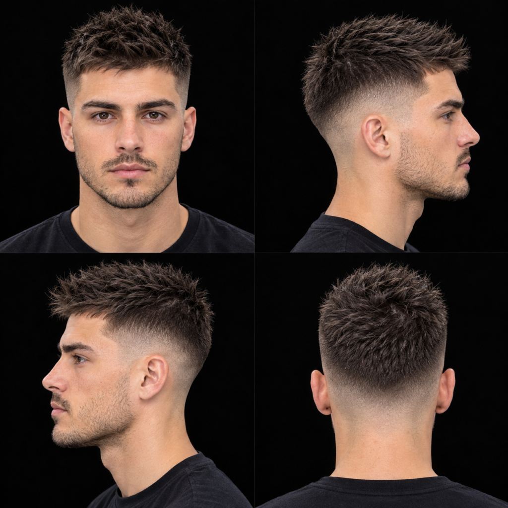 Spiky Crew Cut