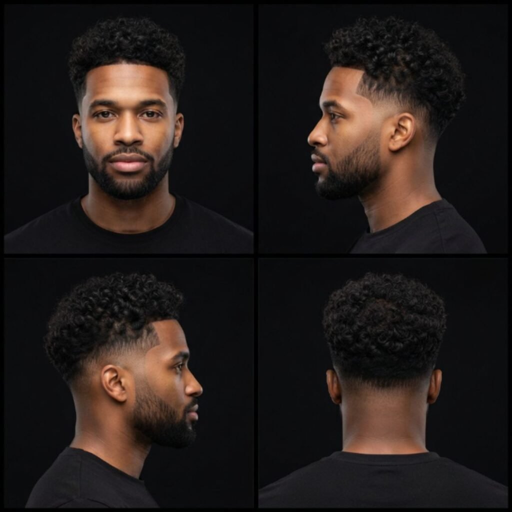 Taper Fade for Curly Hair