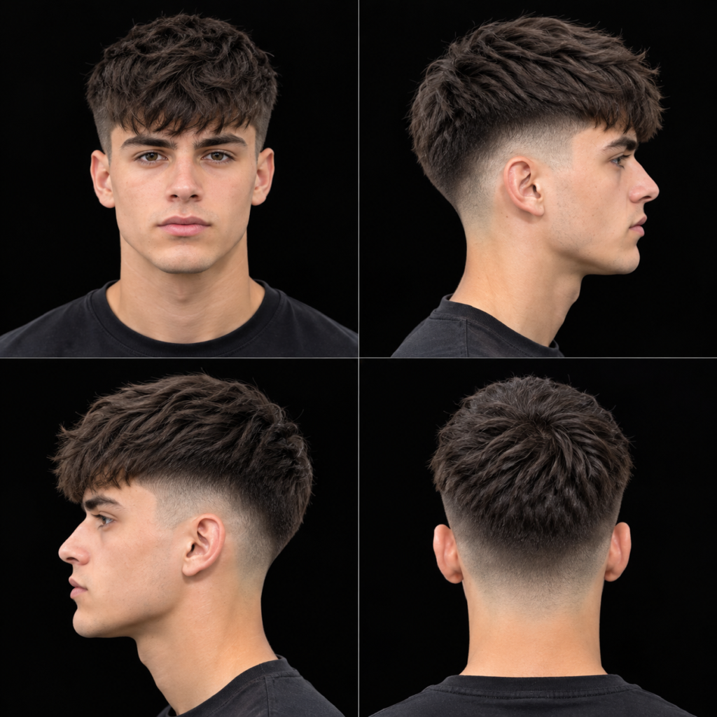 Textured Crop Best for Low-Maintenance Straight Hair
