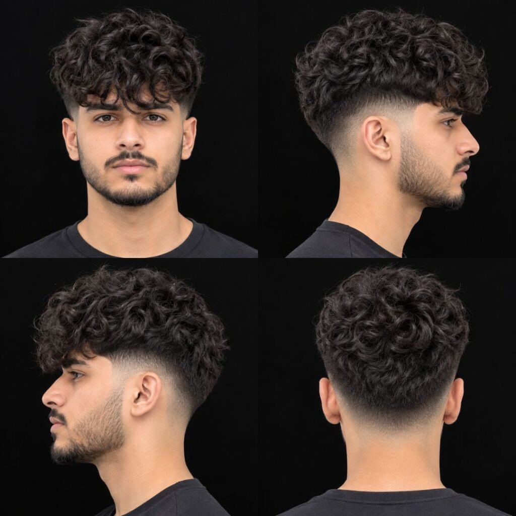 Trending Curly Fringe & Textured Styles