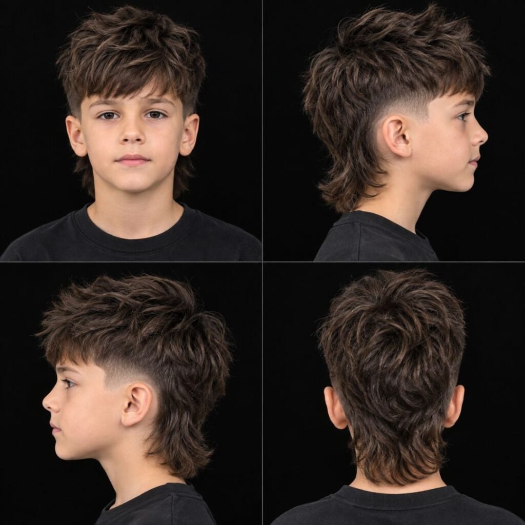 Trendy Kids Mullet Ideas