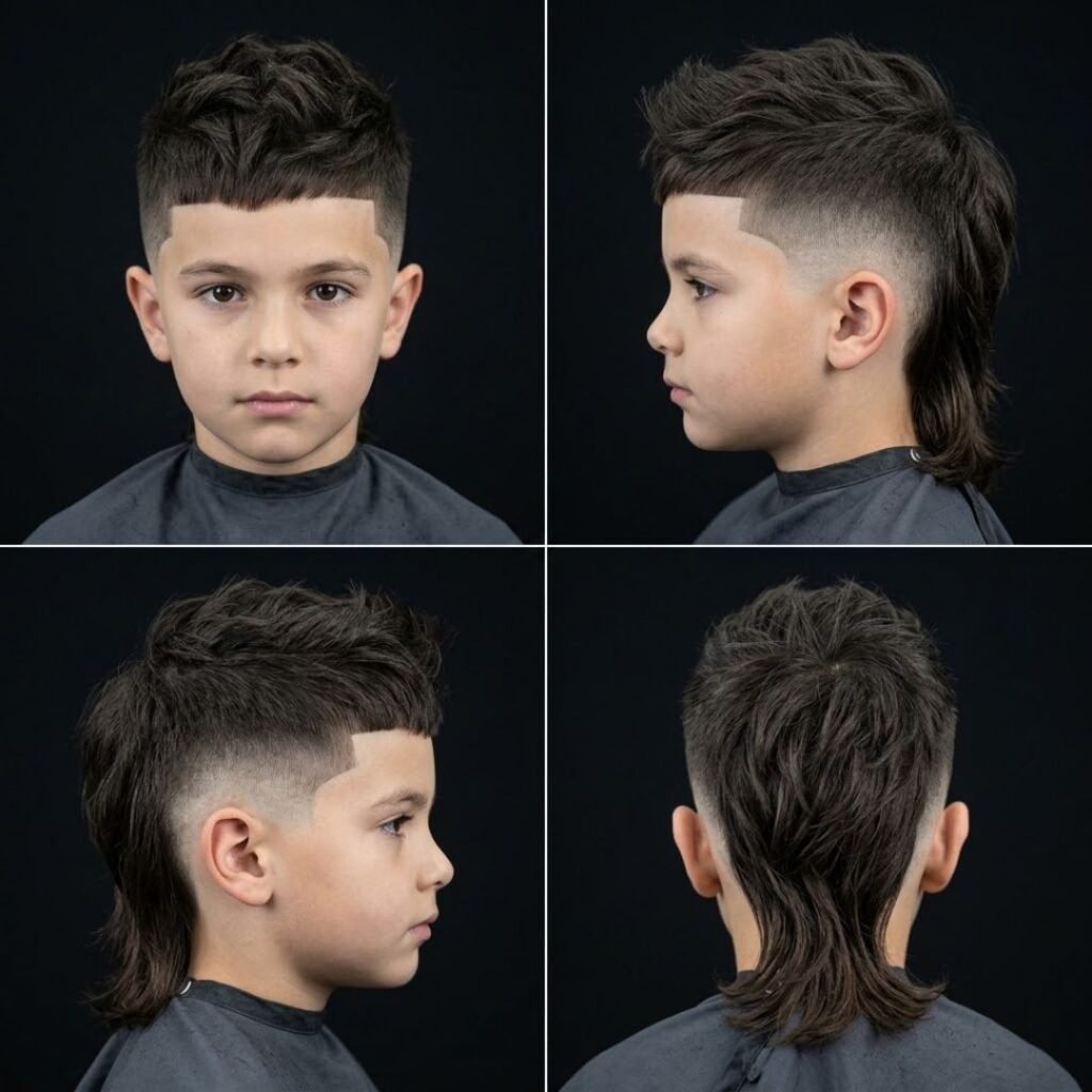 Undercut Mullet Kids