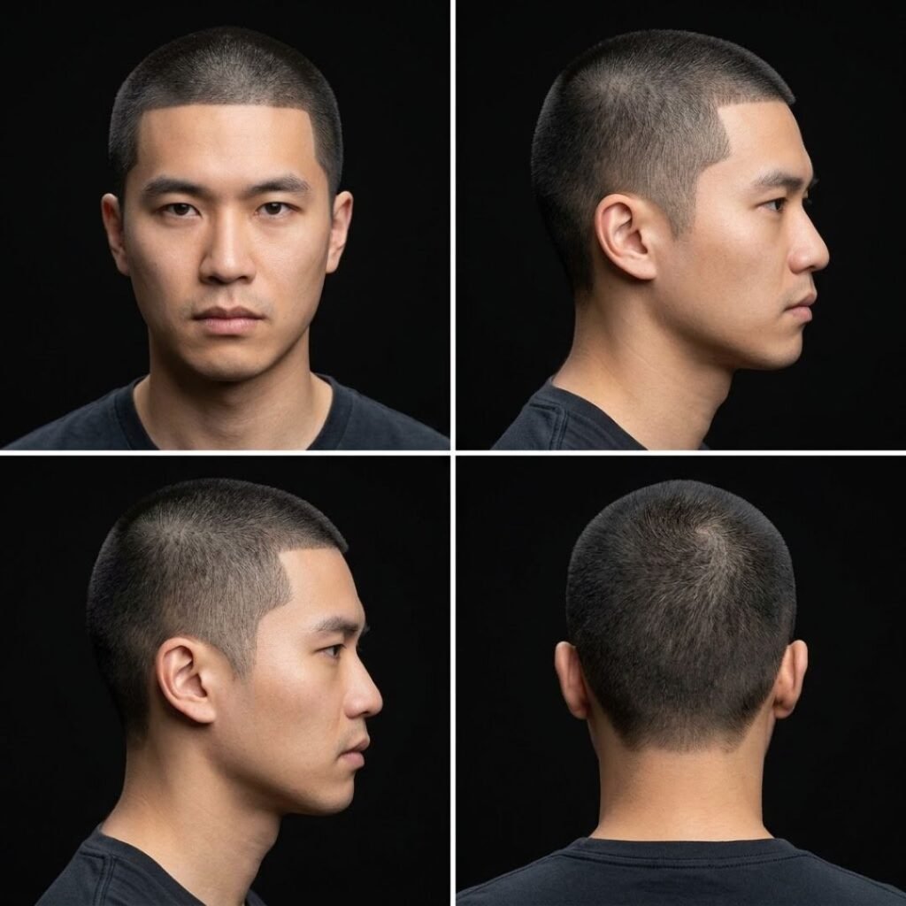 Very Short Buzz Cut All Over