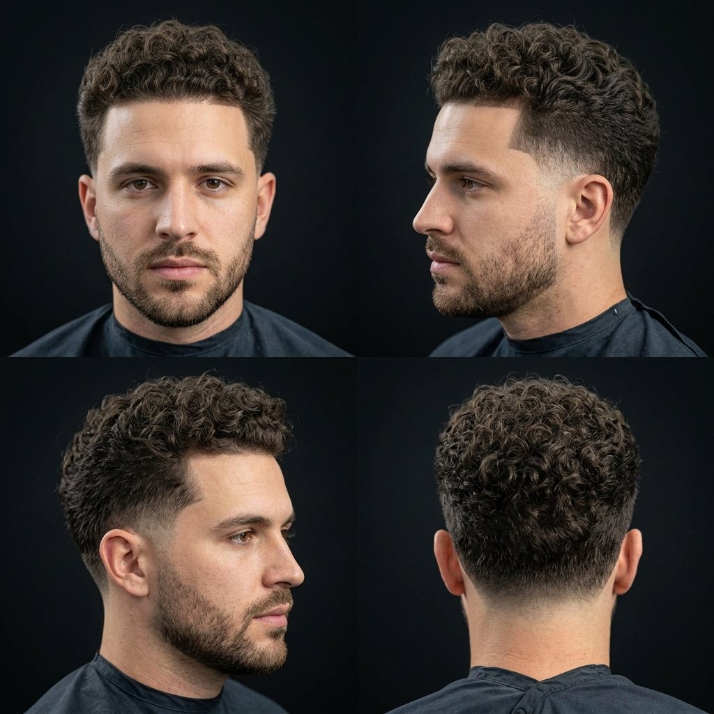 Taper Fade for Curly Hair