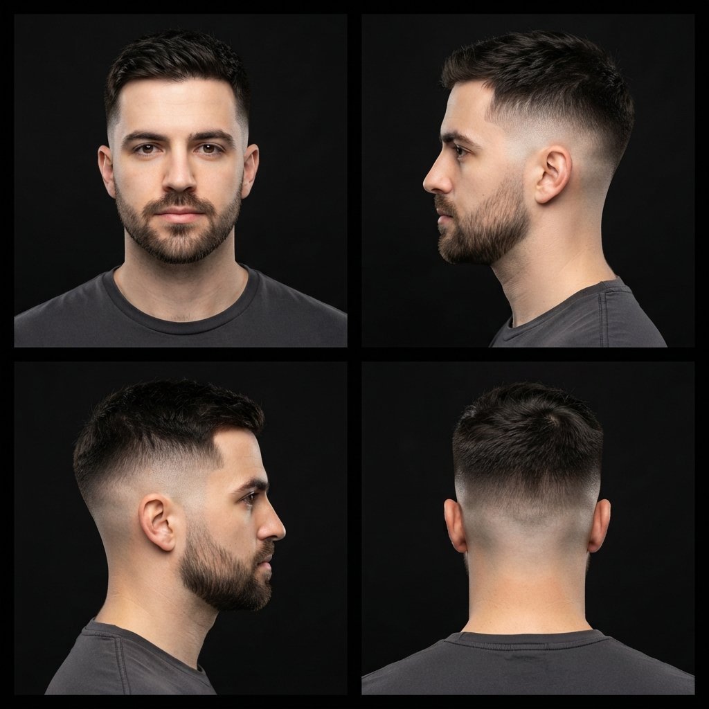 High Fade Crew Cut
