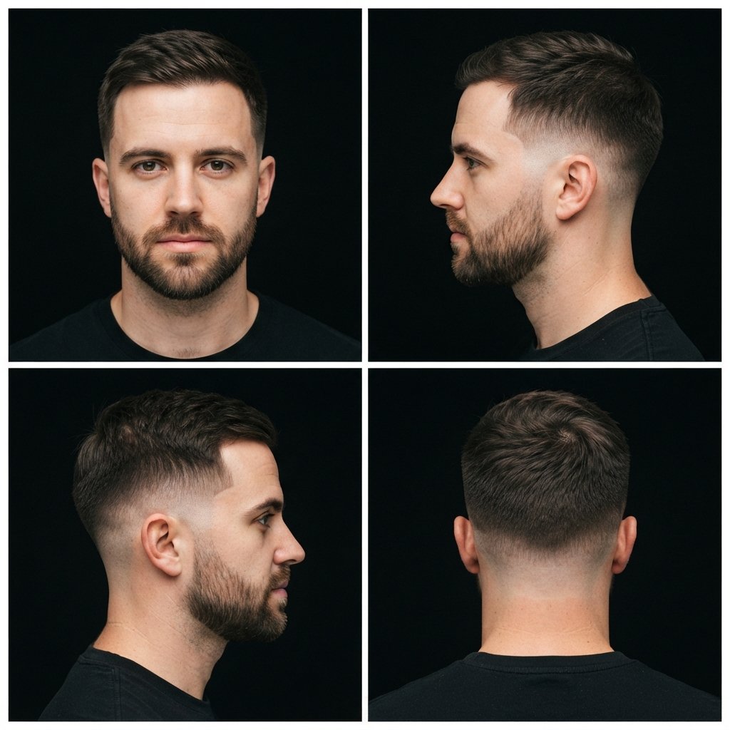 Mid Fade Crew Cut