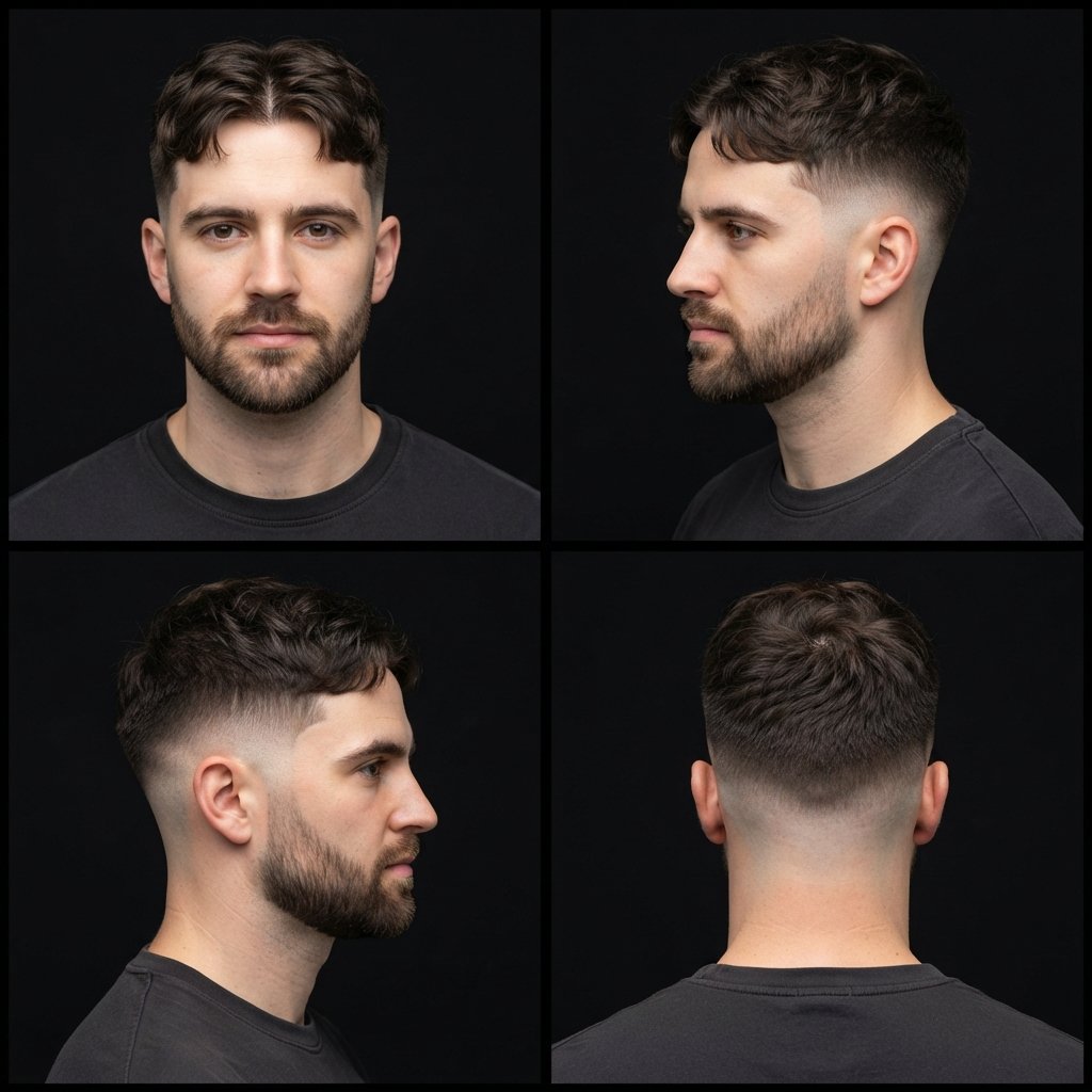 Textured Middle Part with Undercut