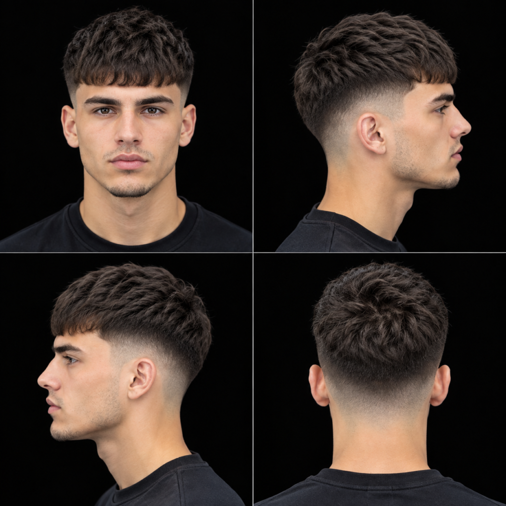Classic French Crop Mid Fade