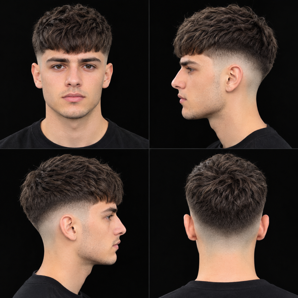 French Crop vs Mid Fade
