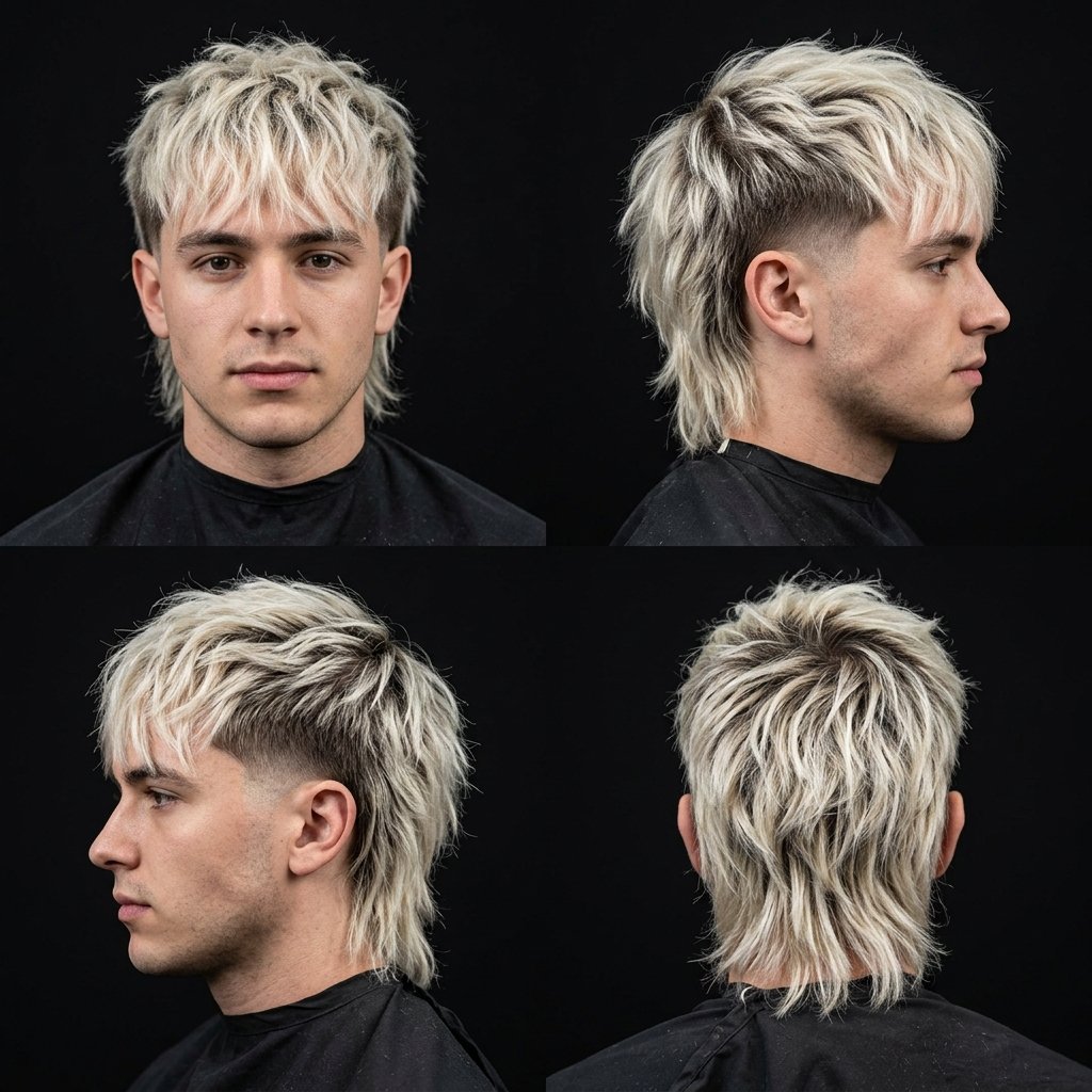 Bleached Wolf Cut