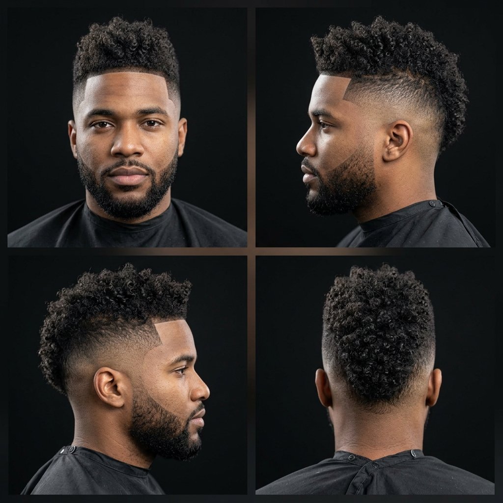 Curly Faux Hawk