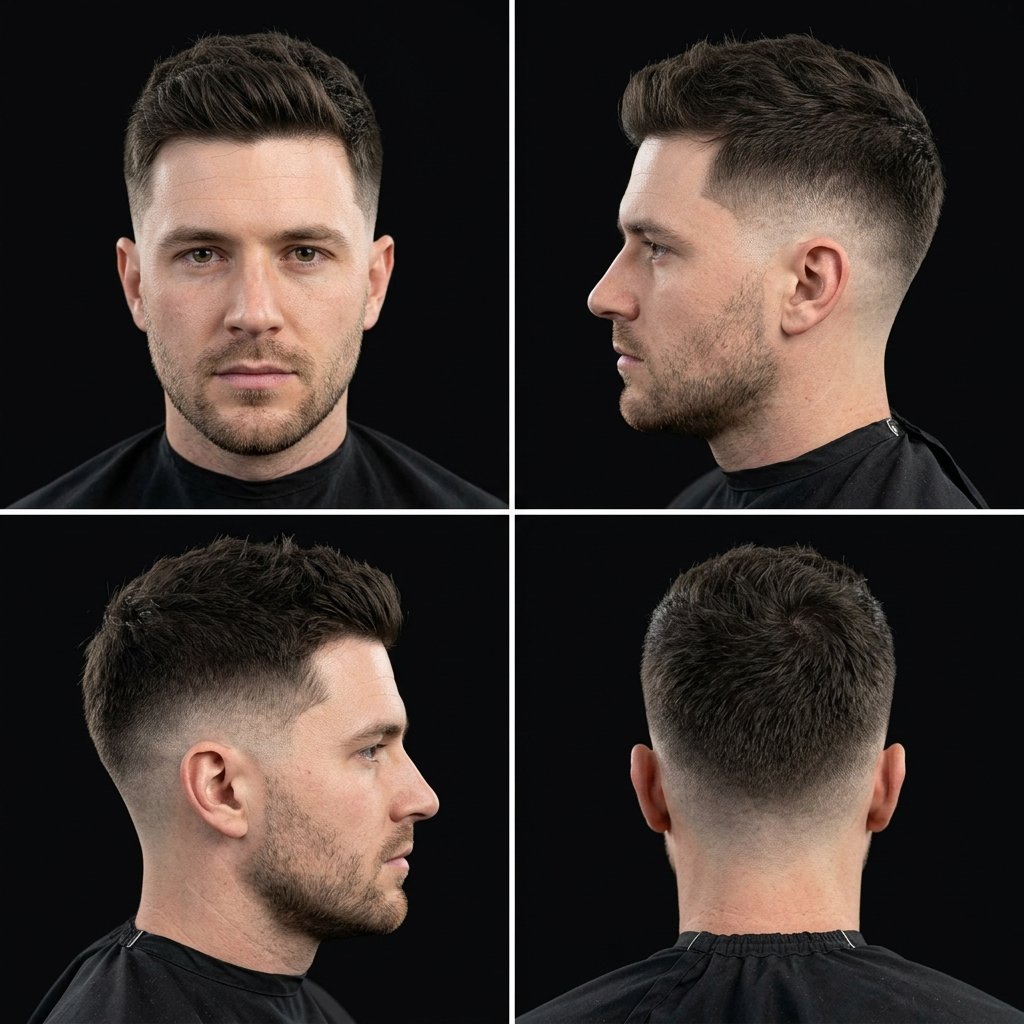 Taper Fade for Asian Hair