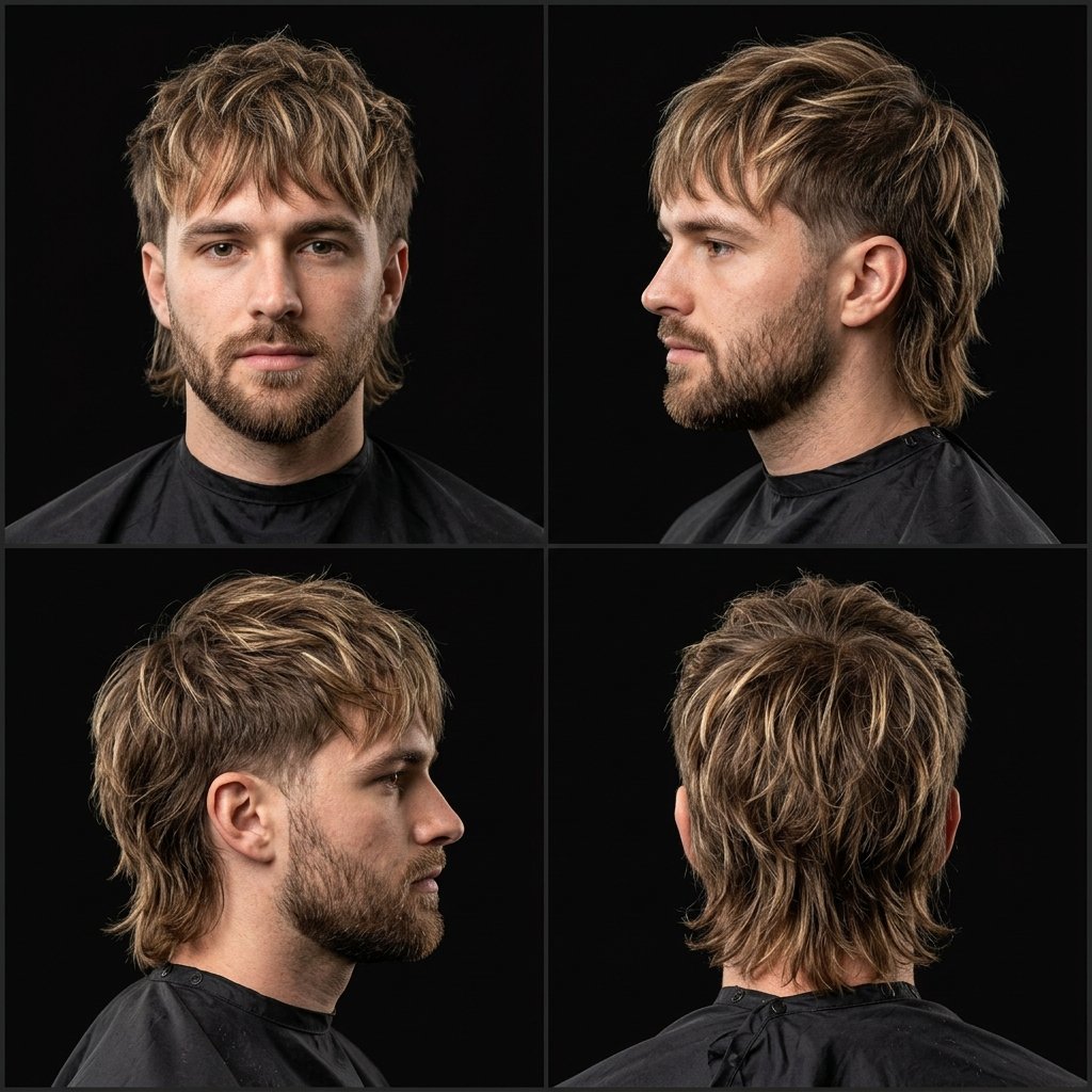 Wolf Cut with Highlights