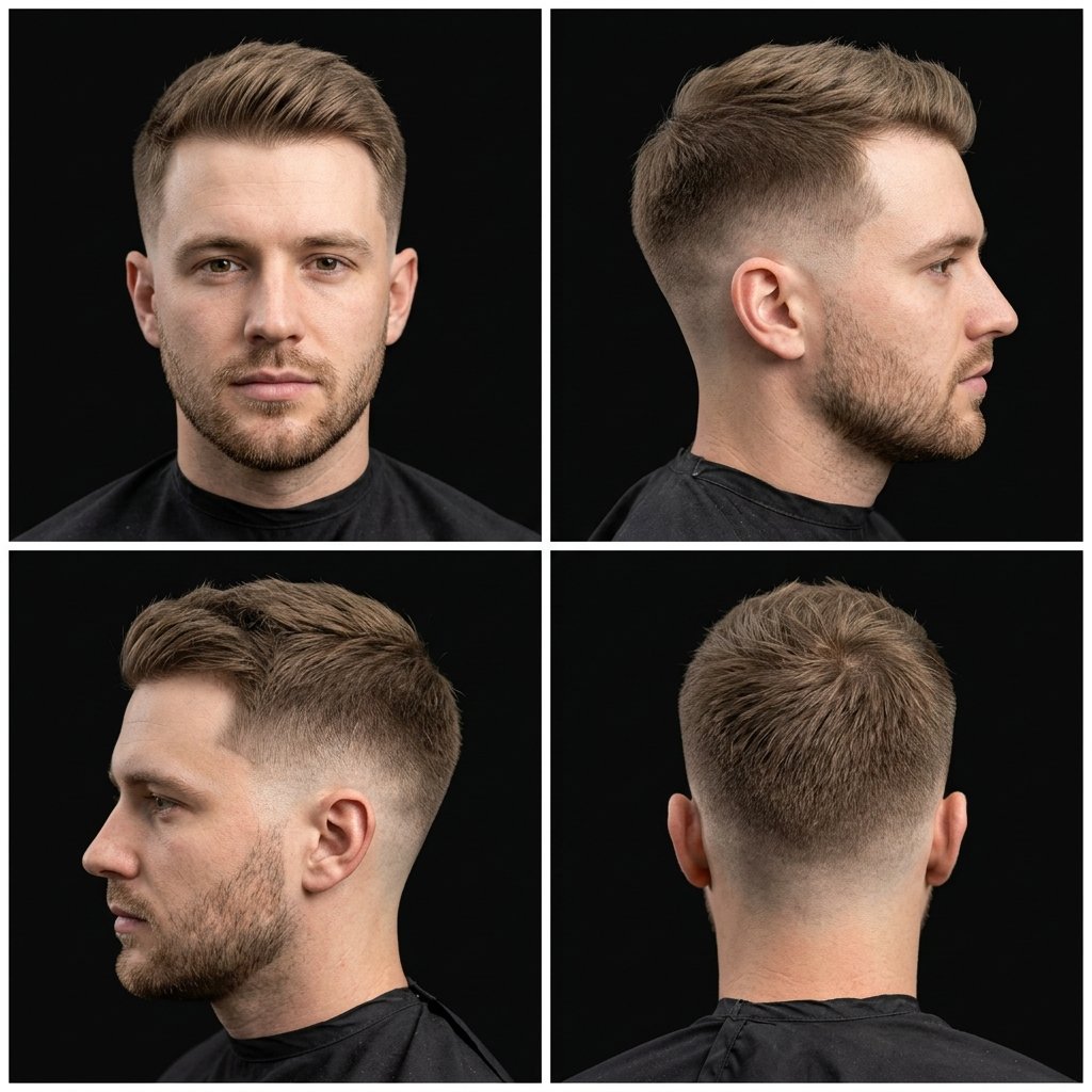 Taper Fade for Straight Hair