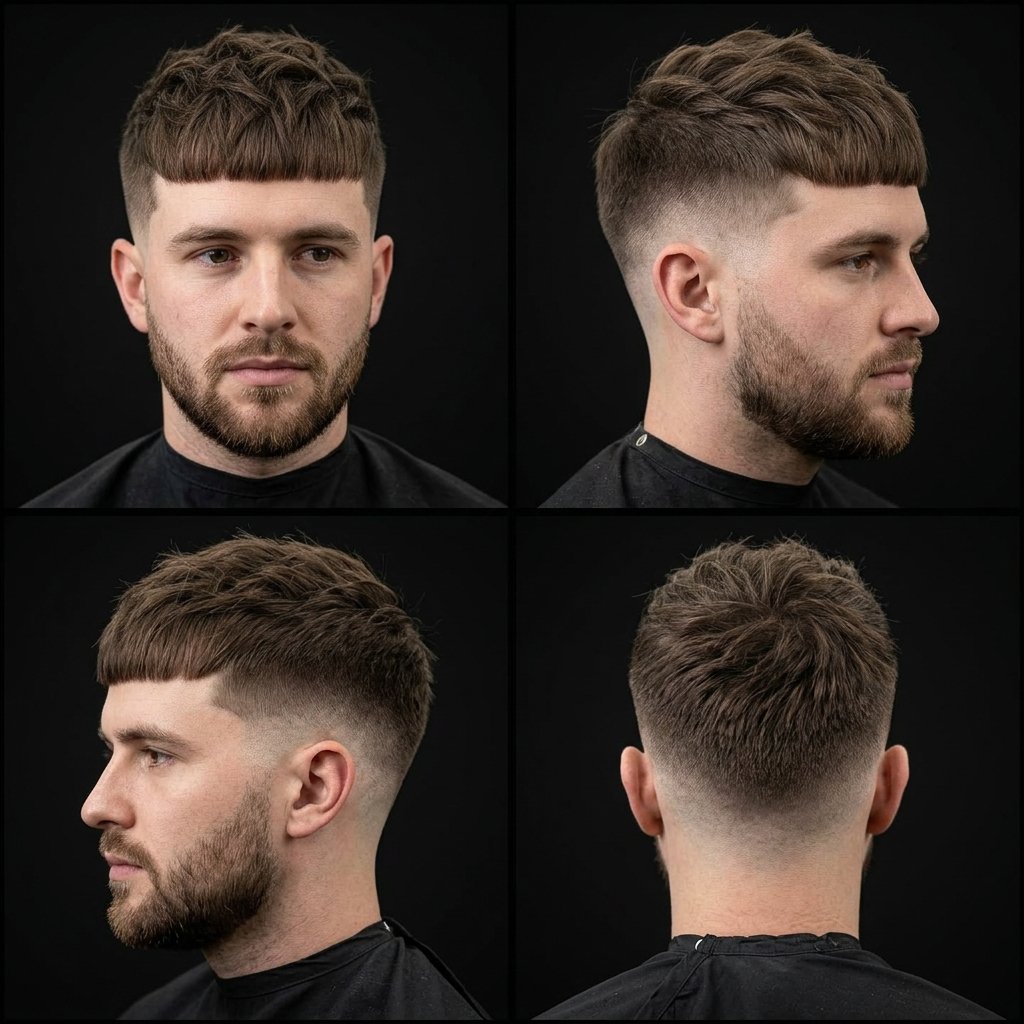 French Crop Top Low Fade