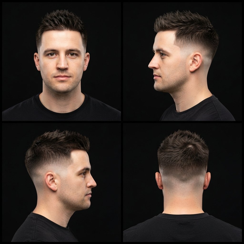 Spiky Crew Cut