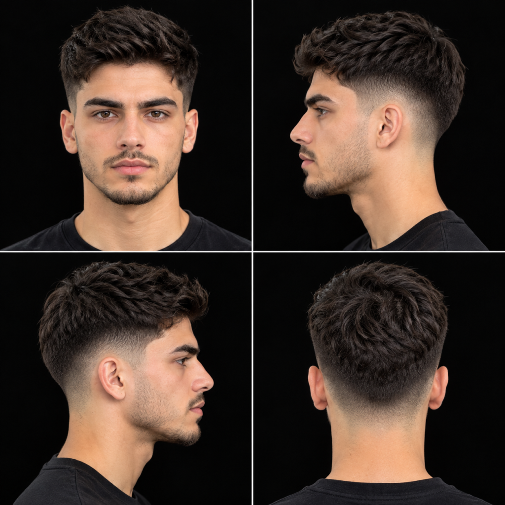 Short taper fade