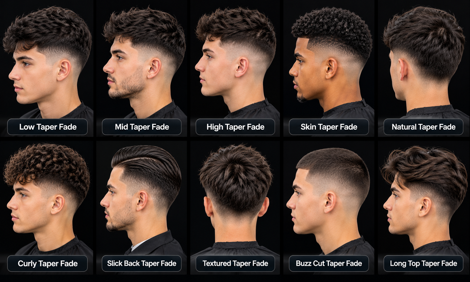 Types of Taper Fades